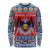 Personalized Serbia Christmas Long Sleeve Shirt Eagle with Cesnica Christmas Bread - Wonder Print Shop