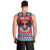 Personalized Serbia Christmas Men Tank Top Eagle with Cesnica Christmas Bread - Wonder Print Shop