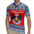 Personalized Serbia Christmas Rugby Jersey Eagle with Cesnica Christmas Bread - Wonder Print Shop