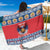 Personalized Serbia Christmas Sarong Eagle with Cesnica Christmas Bread - Wonder Print Shop