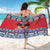 Personalized Serbia Christmas Sarong Eagle with Cesnica Christmas Bread - Wonder Print Shop