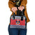 Personalized Serbia Christmas Shoulder Handbag Eagle with Cesnica Christmas Bread - Wonder Print Shop