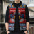 Personalized Serbia Christmas Sleeveless Puffer Jacket Eagle with Cesnica Christmas Bread - Wonder Print Shop