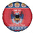 Personalized Serbia Christmas Spare Tire Cover Eagle with Cesnica Christmas Bread - Wonder Print Shop