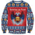 Personalized Serbia Christmas Sweatshirt Eagle with Cesnica Christmas Bread - Wonder Print Shop