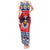 Personalized Serbia Christmas Tank Maxi Dress Eagle with Cesnica Christmas Bread - Wonder Print Shop