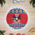 Personalized Serbia Christmas Tree Skirt Eagle with Cesnica Christmas Bread - Wonder Print Shop