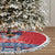 Personalized Serbia Christmas Tree Skirt Eagle with Cesnica Christmas Bread - Wonder Print Shop