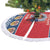 Personalized Serbia Christmas Tree Skirt Eagle with Cesnica Christmas Bread - Wonder Print Shop
