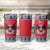 Personalized Serbia Christmas Tumbler Cup Eagle with Cesnica Christmas Bread - Wonder Print Shop