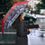 Personalized Serbia Christmas Umbrella Eagle with Cesnica Christmas Bread - Wonder Print Shop