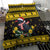 Flintshire Wales Christmas Bedding Set Welsh Red-billed Chough with Daffodil - Wonder Print Shop