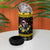 Flintshire Wales Christmas 4 in 1 Can Cooler Tumbler Welsh Red-billed Chough with Daffodil - Wonder Print Shop
