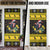 Flintshire Wales Christmas Door Cover Welsh Red-billed Chough with Daffodil - Wonder Print Shop