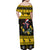 Flintshire Wales Christmas Family Matching Off Shoulder Maxi Dress and Hawaiian Shirt Welsh Red-billed Chough with Daffodil - Wonder Print Shop