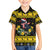 Flintshire Wales Christmas Family Matching Tank Maxi Dress and Hawaiian Shirt Welsh Red-billed Chough with Daffodil - Wonder Print Shop