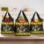 Flintshire Wales Christmas Grocery Bag Welsh Red-billed Chough with Daffodil - Wonder Print Shop