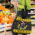 Flintshire Wales Christmas Grocery Bag Welsh Red-billed Chough with Daffodil - Wonder Print Shop