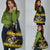 Flintshire Wales Christmas Grocery Bag Welsh Red-billed Chough with Daffodil - Wonder Print Shop