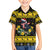 Flintshire Wales Christmas Hawaiian Shirt Welsh Red-billed Chough with Daffodil - Wonder Print Shop