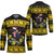 Flintshire Wales Christmas Hockey Jersey Welsh Red-billed Chough with Daffodil - Wonder Print Shop