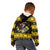 Flintshire Wales Christmas Kid Hoodie Welsh Red-billed Chough with Daffodil - Wonder Print Shop