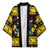 Flintshire Wales Christmas Kimono Welsh Red-billed Chough with Daffodil - Wonder Print Shop