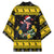 Flintshire Wales Christmas Kimono Welsh Red-billed Chough with Daffodil - Wonder Print Shop