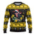 Flintshire Wales Christmas Ugly Christmas Sweater Welsh Red-billed Chough with Daffodil - Wonder Print Shop