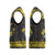 Flintshire Wales Christmas Knitted V-Neck Vest Welsh Red-billed Chough with Daffodil - Wonder Print Shop