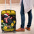 Flintshire Wales Christmas Luggage Cover Welsh Red-billed Chough with Daffodil - Wonder Print Shop