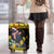 Flintshire Wales Christmas Luggage Cover Welsh Red-billed Chough with Daffodil - Wonder Print Shop