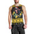 Flintshire Wales Christmas Men Tank Top Welsh Red-billed Chough with Daffodil - Wonder Print Shop