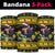 Flintshire Wales Christmas Neck Gaiter Welsh Red-billed Chough with Daffodil - Wonder Print Shop