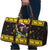Flintshire Wales Christmas Travel Bag Welsh Red-billed Chough with Daffodil - Wonder Print Shop