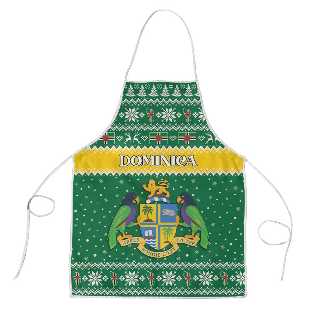 Dominica Christmas Apron Coat of Arms Style - Wonder Print Shop