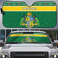 Dominica Christmas Auto Sun Shade Coat of Arms Style - Wonder Print Shop