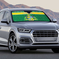 Dominica Christmas Auto Sun Shade Coat of Arms Style - Wonder Print Shop