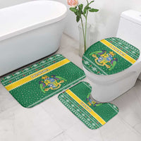 Dominica Christmas Bathroom Set Coat of Arms Style - Wonder Print Shop