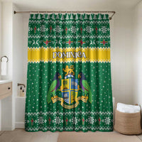 Dominica Christmas Bathroom Set Coat of Arms Style - Wonder Print Shop