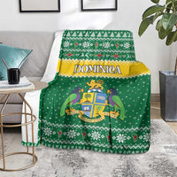 Dominica Christmas Blanket Coat of Arms Style - Wonder Print Shop
