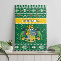 Dominica Christmas Canvas Wall Art Coat of Arms Style - Wonder Print Shop