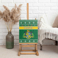 Dominica Christmas Canvas Wall Art Coat of Arms Style - Wonder Print Shop