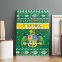 Dominica Christmas Canvas Wall Art Coat of Arms Style - Wonder Print Shop