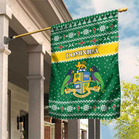 Dominica Christmas Garden Flag Coat of Arms Style - Wonder Print Shop