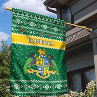 Dominica Christmas Garden Flag Coat of Arms Style - Wonder Print Shop