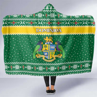 Dominica Christmas Hooded Blanket Coat of Arms Style - Wonder Print Shop
