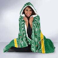 Dominica Christmas Hooded Blanket Coat of Arms Style - Wonder Print Shop