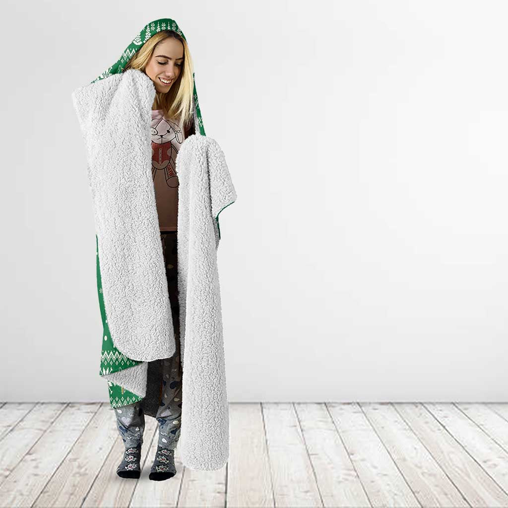 Dominica Christmas Hooded Blanket Coat of Arms Style - Wonder Print Shop