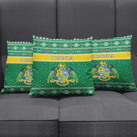 Dominica Christmas Pillow Cover Coat of Arms Style - Wonder Print Shop